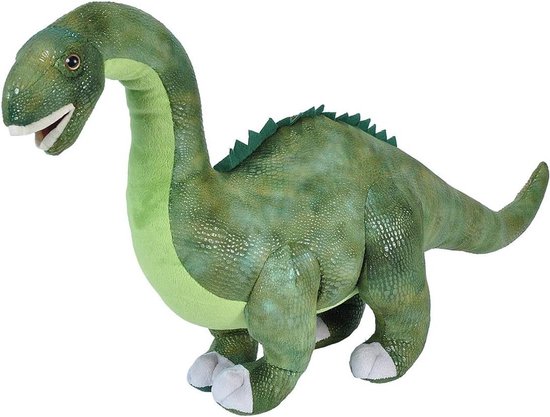 Knuffeldier Dino - Pluche Dinosaurus - Kinderkamer Decoratie - Realistisch Ontwerp - 63 cm - Meerkleurig