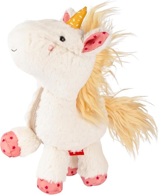 Knuffeldier Eenhoorn Pluche Patchwork Zacht Speelgoed Vanaf 6 Maanden