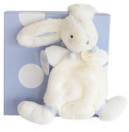 Knuffeldier Haas Activiteitsspeelgoed voor Baby's - Blauw van Merkloos