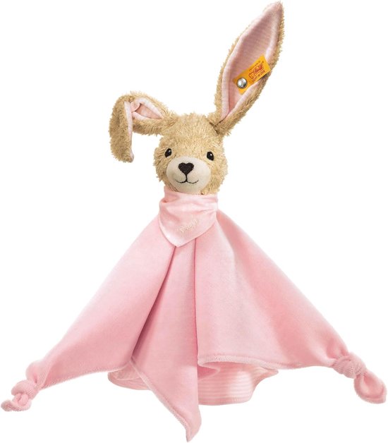 Knuffeldier haas knuffeldier, schattig knuffeldier, jongens, meisjes en baby's vanaf 0 maanden, speelgoed, 28 cm, roze, 237546