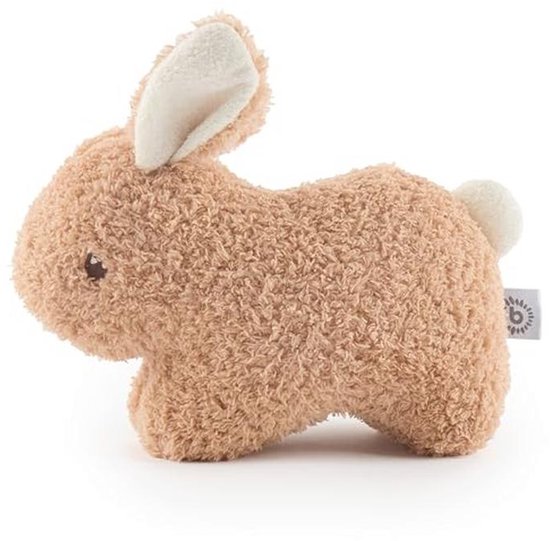 Knuffeldier Haas met Piepende Wortel - Pluche Baby Speelgoed 20 cm van Merkloos