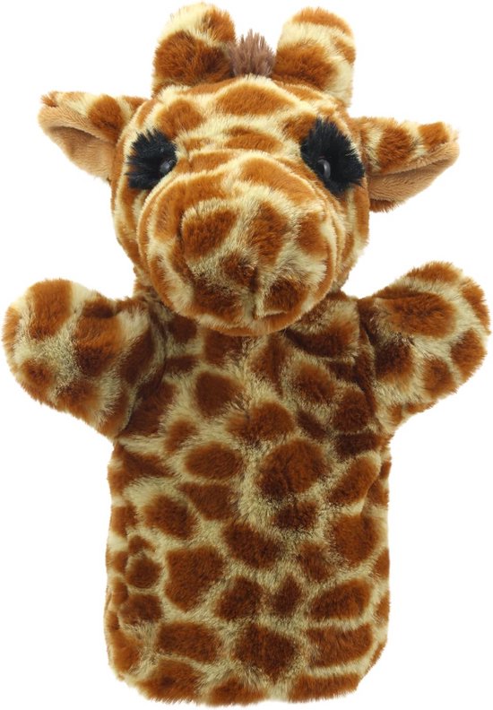 Knuffeldier met Handpopfunctie - Pluche Giraffe voor Kinderspel