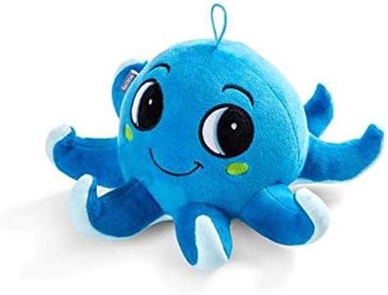 Knuffeldier Octopus Pluche Speelgoed Zacht Blauw