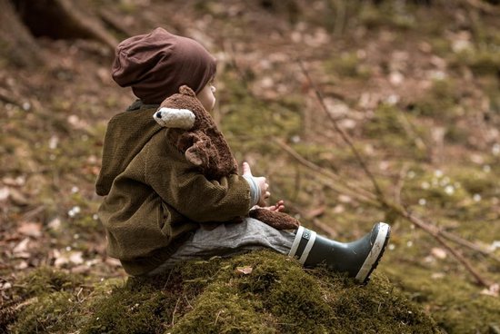 Knuffeldier Otter - Pluche Dier - Warmte en Ontspanning - GOTS-gecertificeerd Materiaal - Klein formaat - Bruin