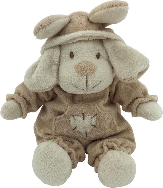 Knuffeldier Sleepy - Zacht Pluche - Babyspeelgoed - Positieve Energie - 31 cm - Beige