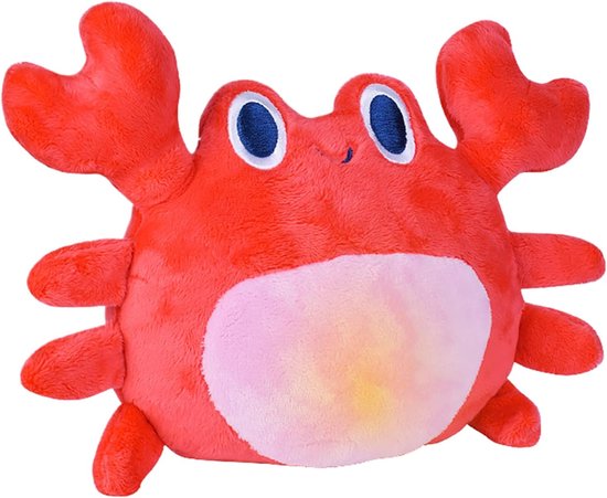 Knuffeldier - Zacht Speelgoed - Slaap Hulp - Rustgevende Muziek - 26-31 cm - Rood