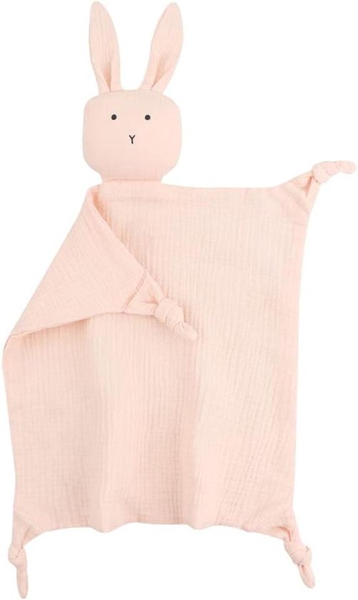 Knuffeldoek Baby - Baby Speelgoed - Troost Bieden - Ultra Zacht Katoen - 45 cm x 52 cm - Blauw