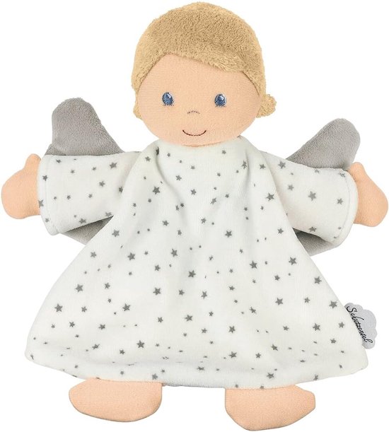 Knuffeldoek Beschermengel voor Baby's en Peuters | Zacht Velours en Nicki | Speelgoed voor Onderweg