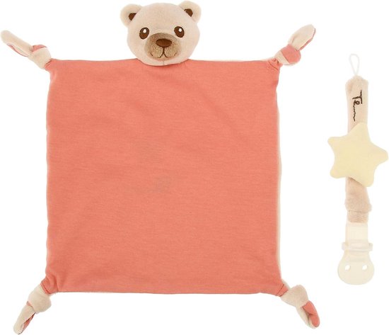 Knuffeldoek en Speenhouder Set voor Baby's