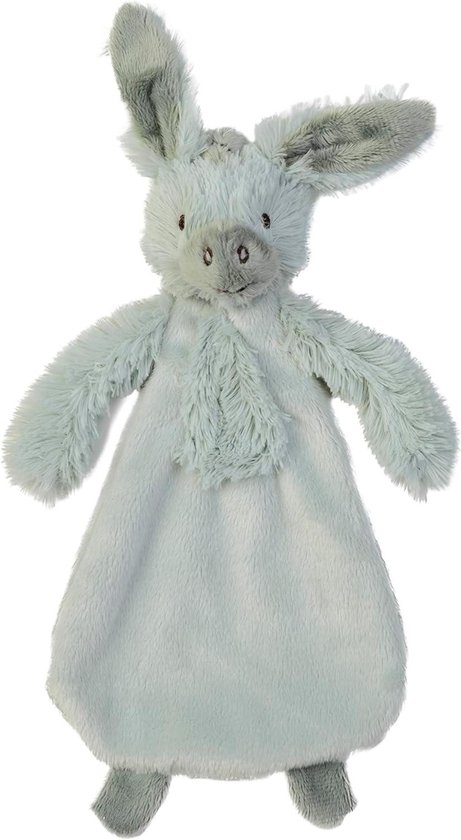 Knuffeldoek Ezel - Baby Knuffel - Baby Comfort - Zacht Pluche - 25 cm - Groen