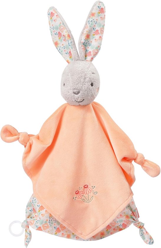 Knuffeldoek Haas voor Baby en Pasgeborene - Slaaphulp met Fopsenring
