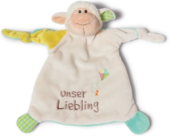 Knuffeldoek Lam Monny 25x25 cm - Zacht Baby Knuffeldoek Geschikt Vanaf 0 Maanden