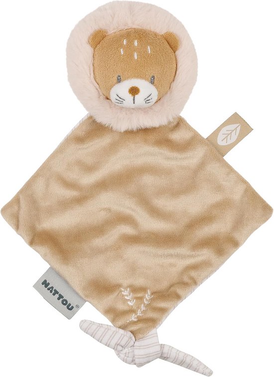 Knuffeldoek Leeuw voor Pasgeboren en Premature Baby's | Bijtring en Speendoekje