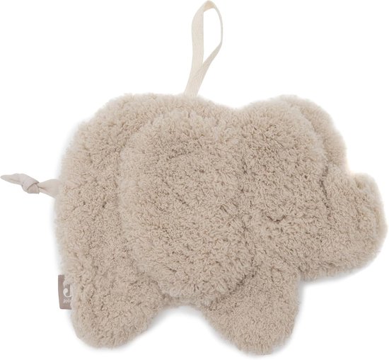 Knuffeldoek Olifant - Baby Knuffel - Troost & Slaap - Extra Zacht Materiaal - 19 x 14 cm - Zandkleur