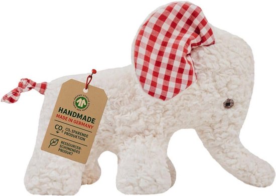 Knuffeldoek Olifantje Beige - GOTS Gecertificeerd Pluche Speelgoed Voor Baby's