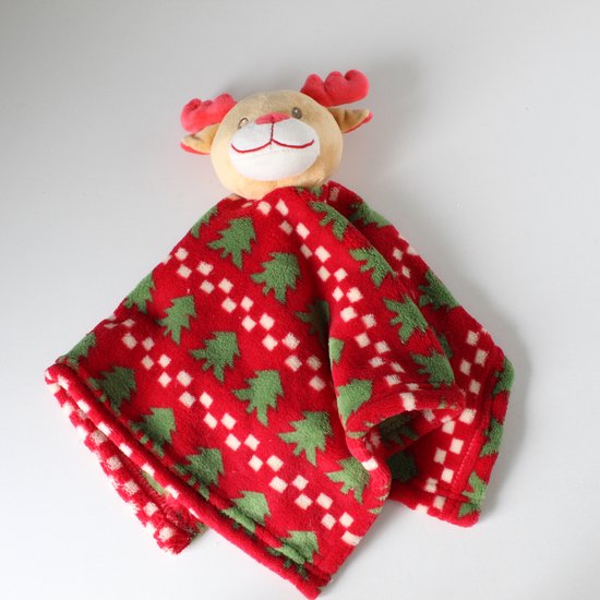 Knuffeldoek Rendier - cadeau Baby - cadeau Kerst van Funnies.