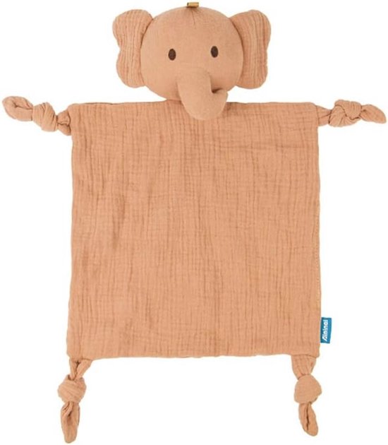 Knuffeldoek voor Baby's met Haas-Hoofdje - Katoenen Mousseline Deken voor Pasgeborenen van Merkloos