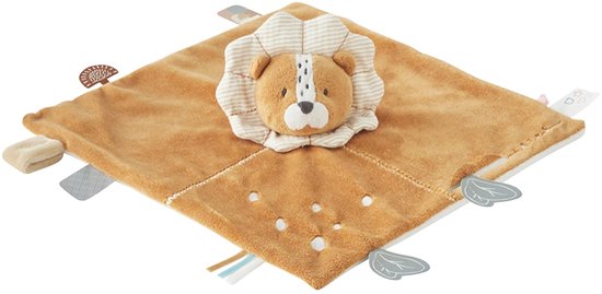 Knuffeldoekje Babou - Zacht Knuffeltje - Baby Troosten - Veloudoux Stof - Bruin
