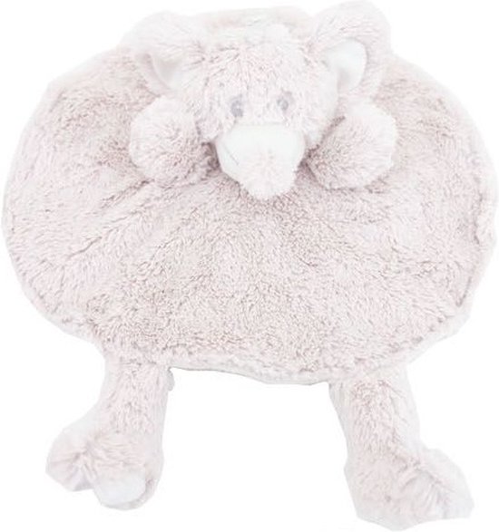 Knuffeldoekje baby en peuter - Kraamcadeau - Knuffeldoek met muis als dierenvriendje - rond 30x30 cm met pootjes - Licht Roze van Funnies.