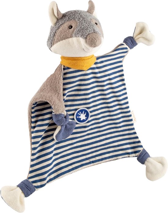 Knuffeldoekje baby wasbeer - zacht knuffelkussentje en comforter voor pasgeborenen