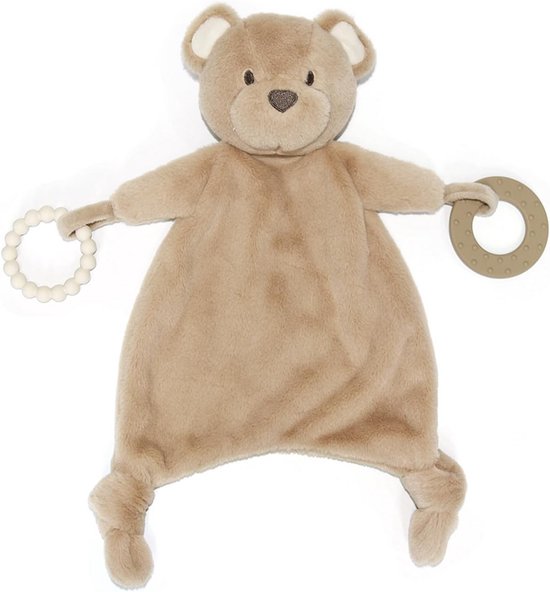 Knuffeldoekje Beer Baby Knuffel met Labeltjes
