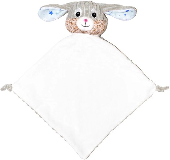 Knuffeldoekje Bunny Sterrennacht - Blauw - 29 cm - Cubbies van Cubbies