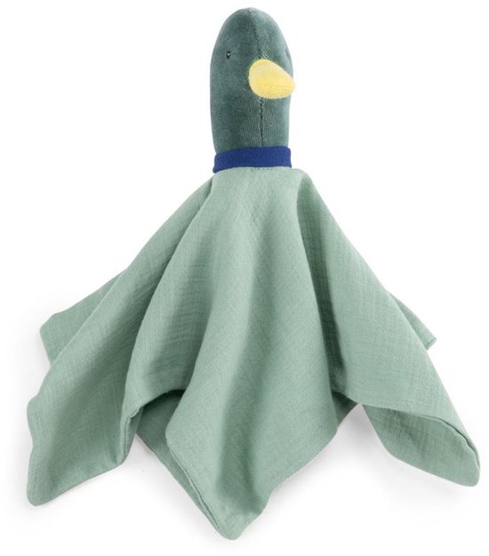 Knuffeldoekje 'Eend' Pomme des Bois van Merkloos