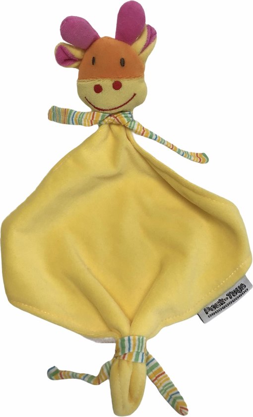 Knuffeldoekje Giraf baby doekje Giraffe Tutdoekje pluche doekje van Merkloos