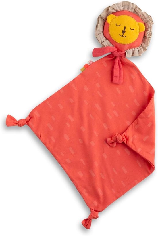 Knuffeldoekje Leeuw - Baby knuffel - Baby comfort - Zacht biologisch katoen - One size - Multicolor