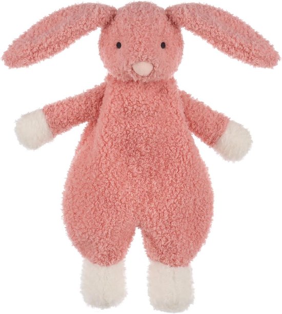 Knuffeldoekje met Konijn - Zacht en Veilig Speendoek voor Baby's en Peuters - Roze Knuffel - 26 cm