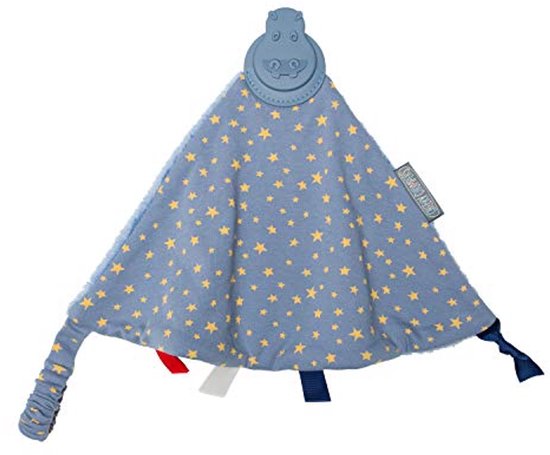 Knuffeldoekje met Siliconen Bijtring en Sensorische Functies - 4-in-1 Comfortchew voor Pasgeborenen - Perfect Kraamcadeau voor Baby's - Stimulerend en Absorberend van Merkloos