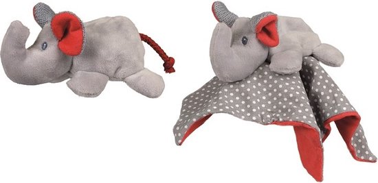 Knuffeldoekje olifant van Funnies.