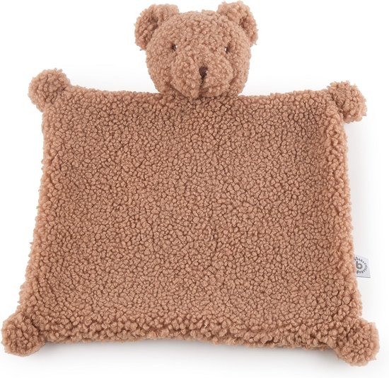 Knuffeldoekje Teddybeer Knuffel met Label voor Pasgeborenen en Baby's van Merkloos