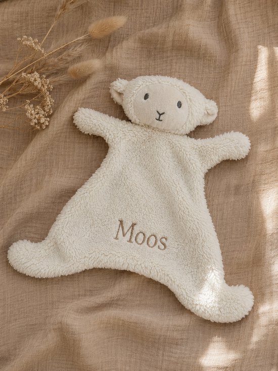 Knuffeldoekje Teddystof schaap