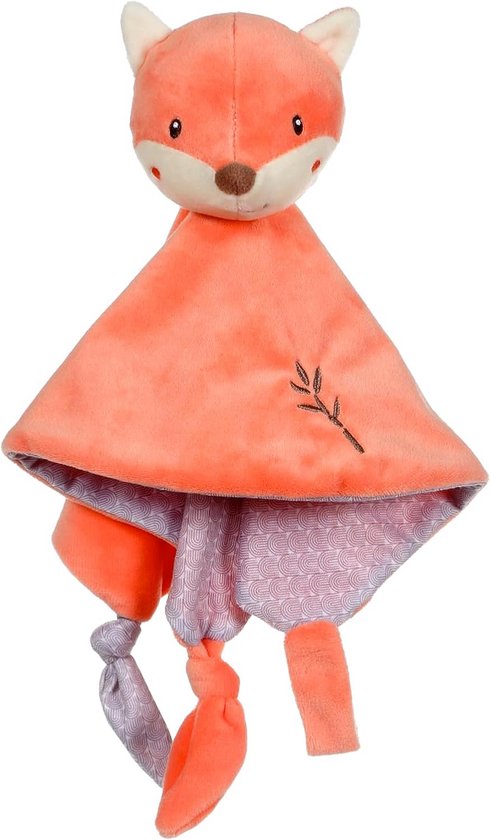 Knuffeldoekje Vos 24 cm Zacht Pluche Cadeau 1e Leeftijd Baby