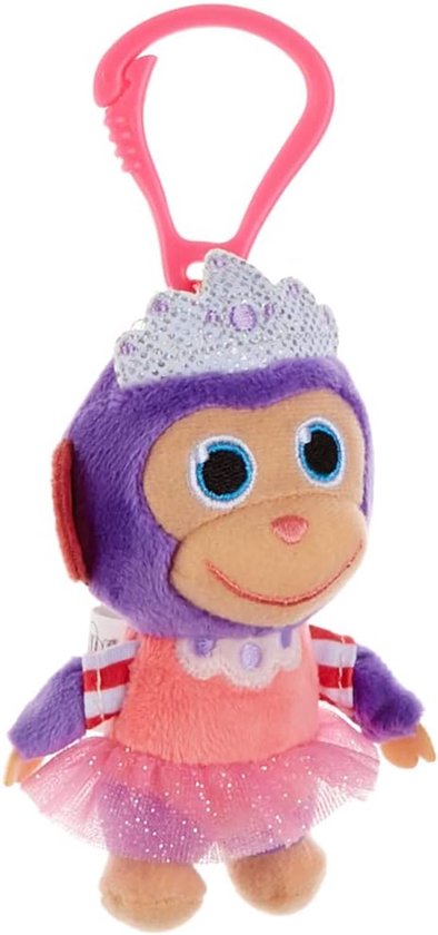 Knuffelhanger Zeemeermin Pluche Clip-On 8 cm - Verzamelbaar Speelgoed met Katoensnoepjesgeur