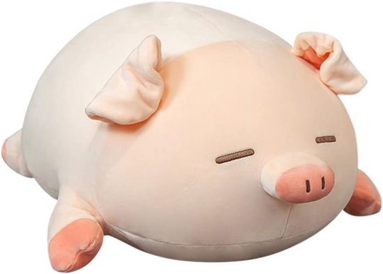 Knuffelig Pluche Varken Kussen - Super Zacht Pluche Speelgoed en Knuffeldier voor Kinderen