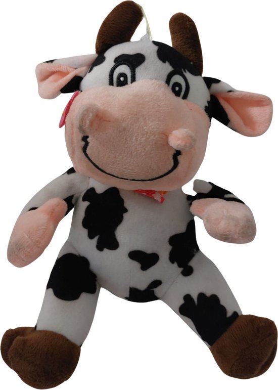 Koeien knuffel WoodR 20 cm hoog van WoodR