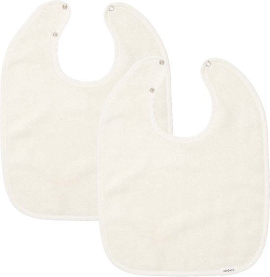 Koeka 2-pack slab Dijon Daily - biologisch badstof - room wit van Koeka
