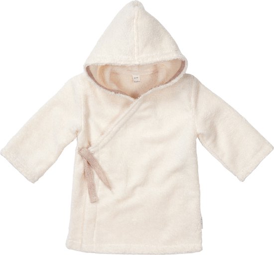 Koeka baby badjas Dijon Daily warm white 62/68 van Merkloos