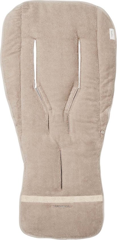 Koeka buggy inlegkussen Dijon Daily - biologisch katoen - taupe van Koeka