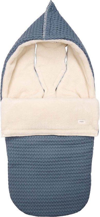 Koeka buggy voetenzak wafel/teddy Oslo bluestone One Size van Merkloos
