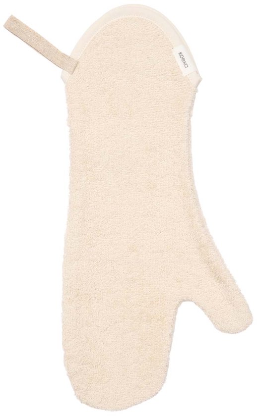 Koeka douche washand Dijon Daily warm white One Size van Koeka