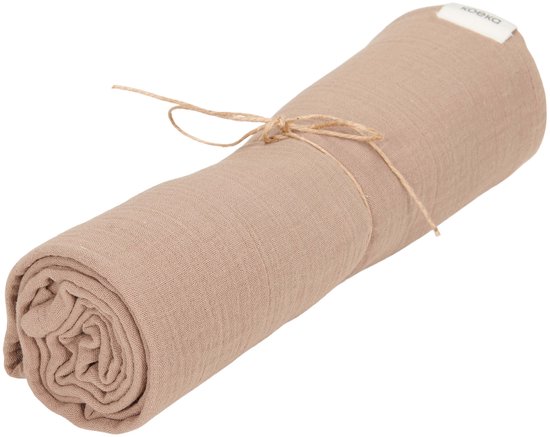 Koeka hydrofiel swaddle Faro caffe 75x75 van Koeka