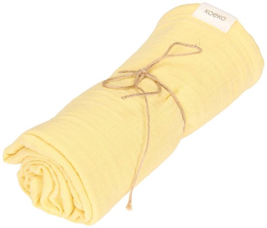 Koeka hydrofiel swaddle Faro honey 75x75 van Merkloos