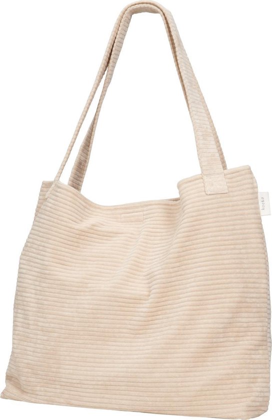Koeka Mom bag Vik - corduroy - zand van Koeka