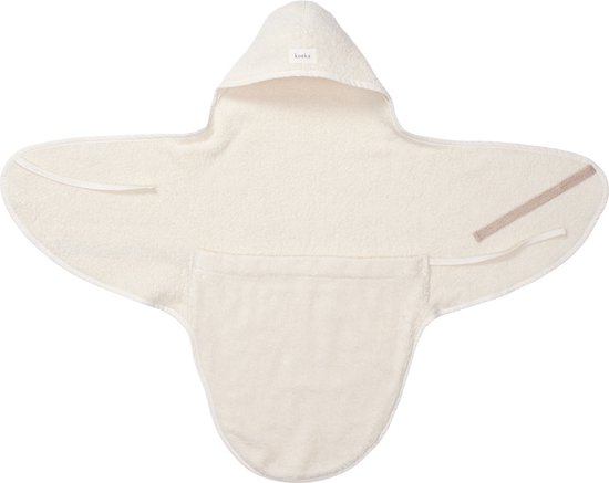 Koeka newborn wrapper Dijon Daily warm white One Size van Koeka