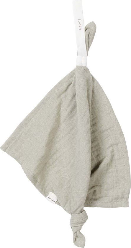 Koeka speendoekje Faro - hydrofiel katoen - lichtgroen van Koeka