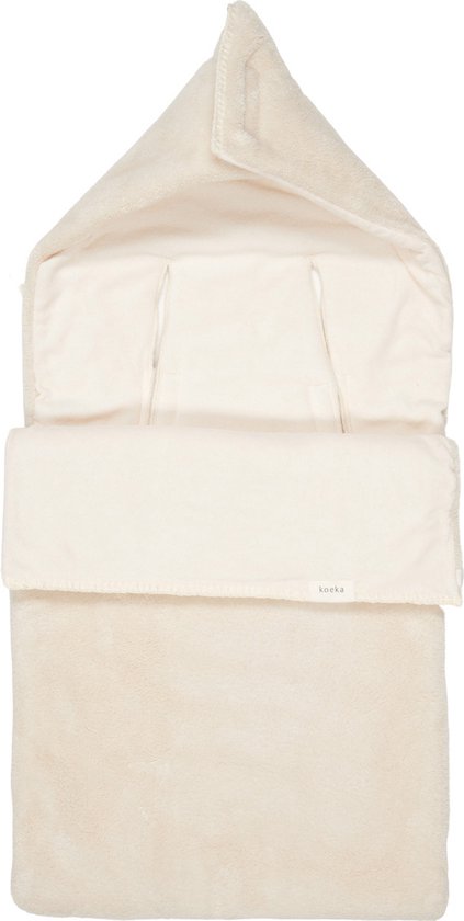 Koeka voetenzak 0+ 3/5 punts teddy Malmö pebble One Size van Merkloos