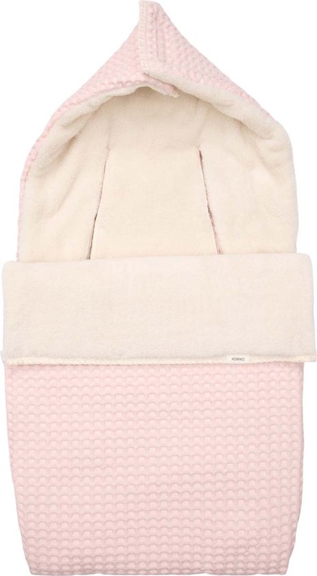 Koeka voetenzak 0+ 3/5 punts wafel/teddy Oslo cotton candy 0-6 Maanden van Koeka
